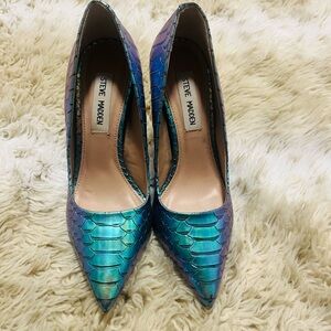 Steve Madden Multicolor Iridescent Heels